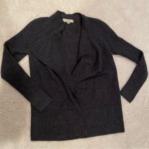 LOFT grey cardigan sweater